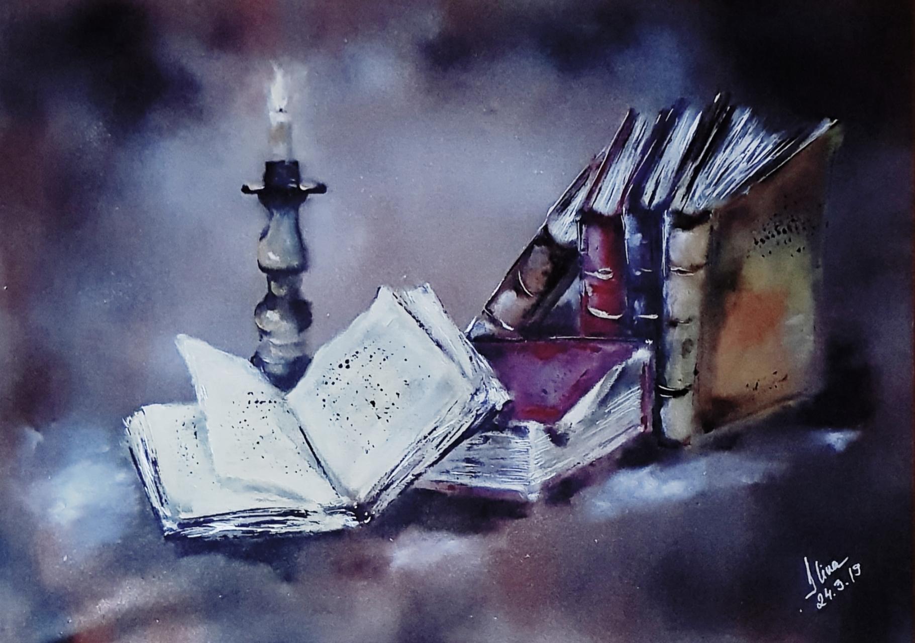 ArteDiAlina.com painting: once upon a time